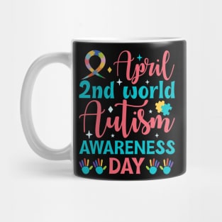 April 2nd autism awareness day Mug